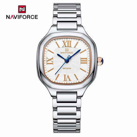 NF5042 Naviforce Reloj para dama pulsera de acero inoxidable