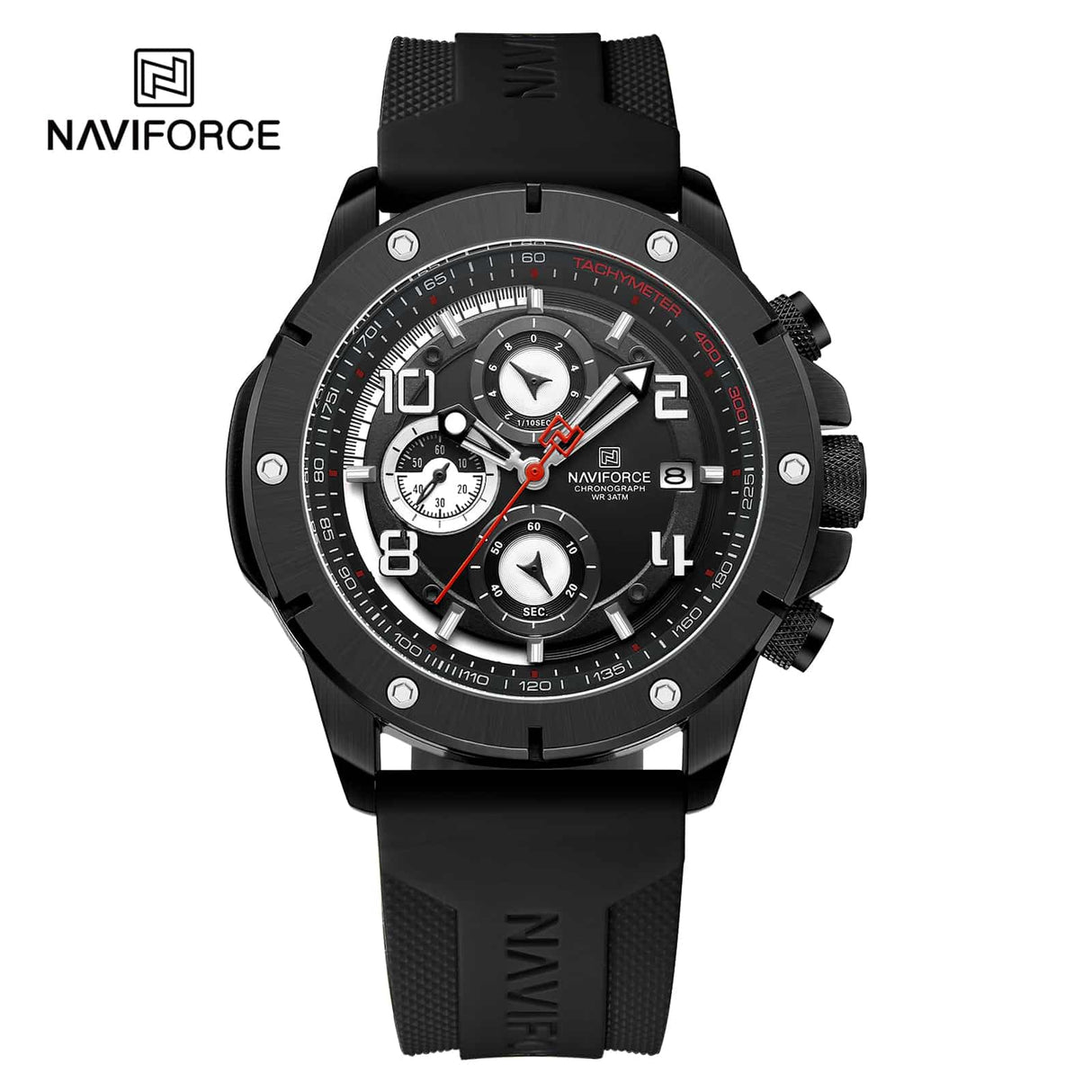 NF8034 Naviforce Reloj de hombre pulsera de resina resistente