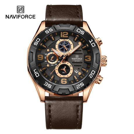 NF8043 Naviforce reloj para hombre pulsera de piel