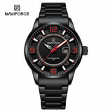 NF8044 Naviforce reloj para caballero pulsera de acero inoxidable