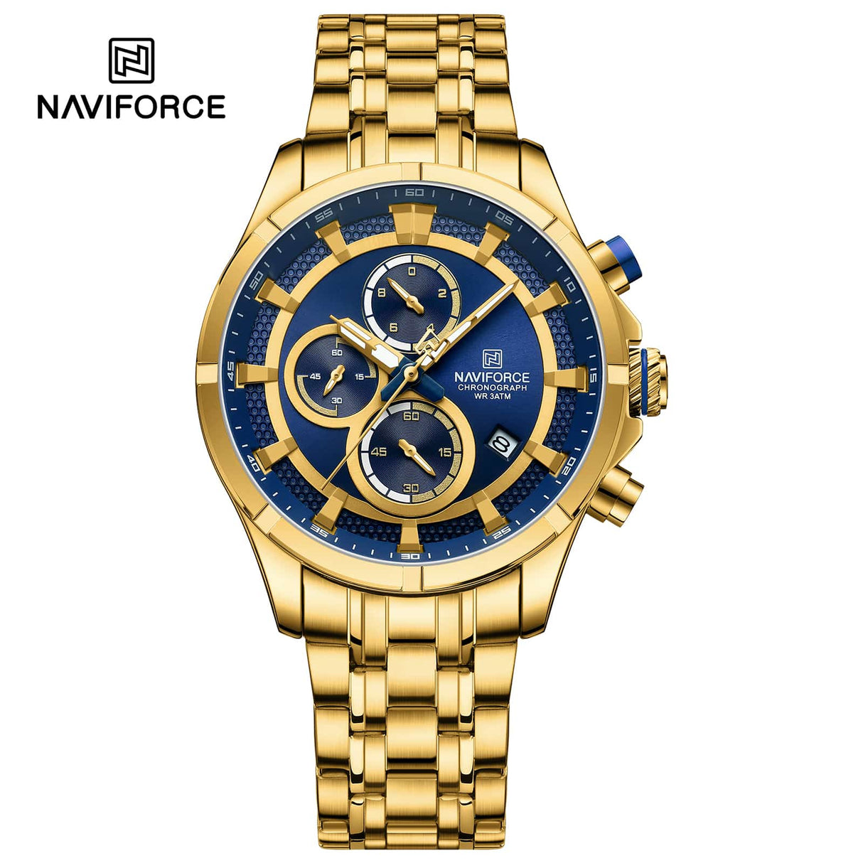 NF8046 Naviforce Reloj para caballero pulsera de metal