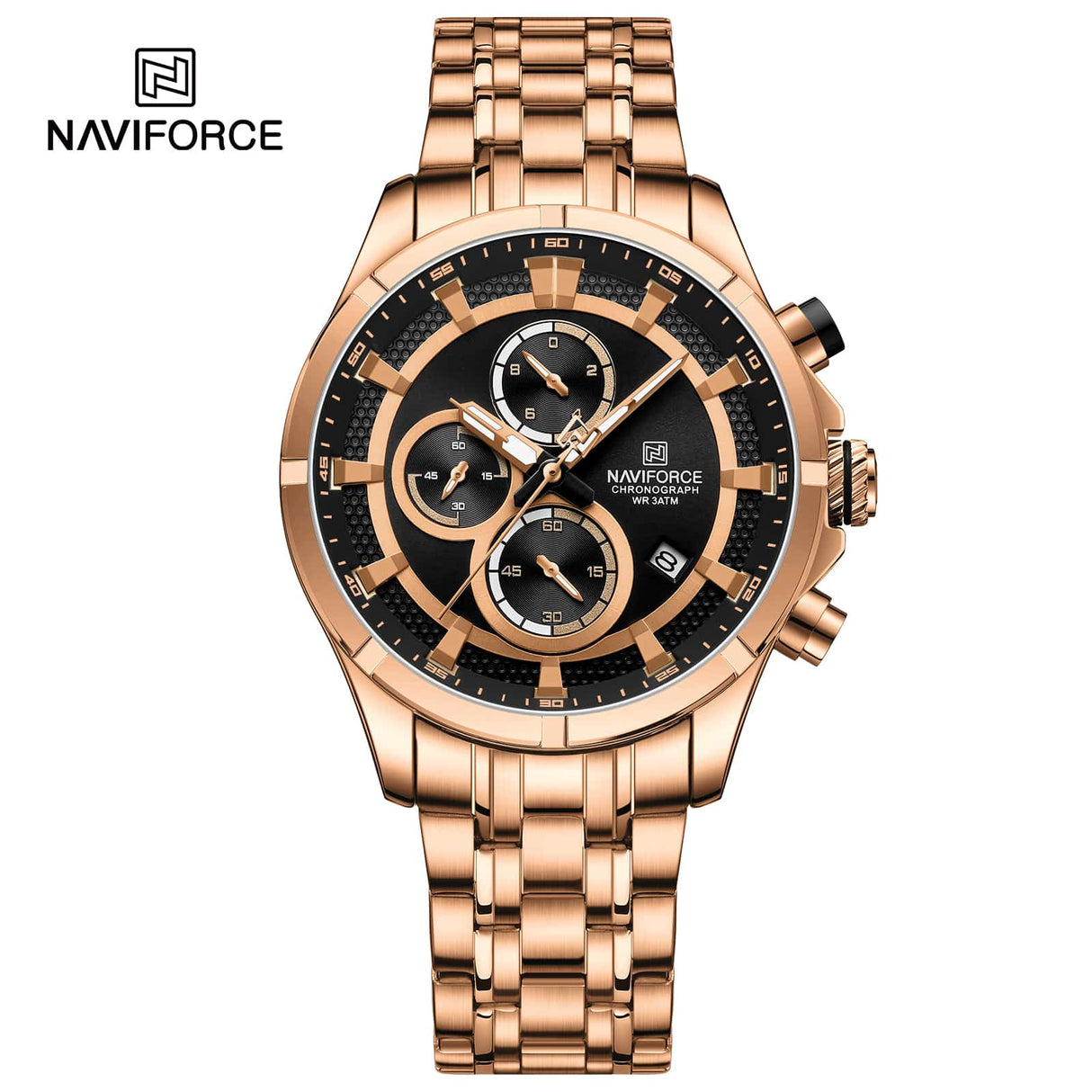 NF8046 Naviforce Reloj para caballero pulsera de metal