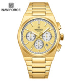 NF8048G Naviforce Reloj para caballero pulsera de acero inoxidable