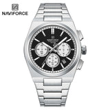 NF8048G Naviforce Reloj para caballero pulsera de acero inoxidable