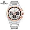 NF8048G Naviforce Reloj para caballero pulsera de acero inoxidable