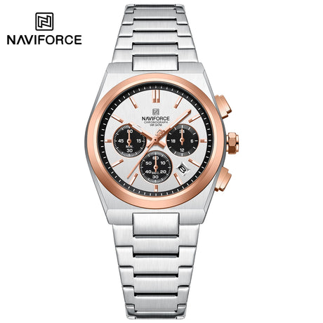 NF8048L Naviforce reloj para mujer pulsera de metal