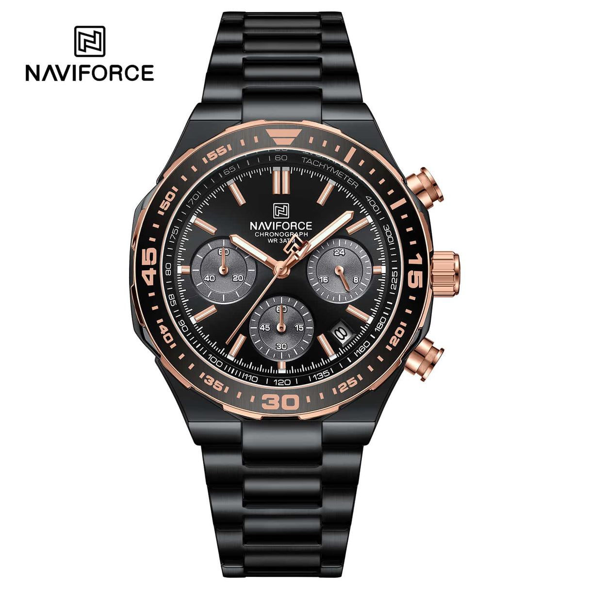 NF8049 Naviforce reloj para caballero pulsera de metal