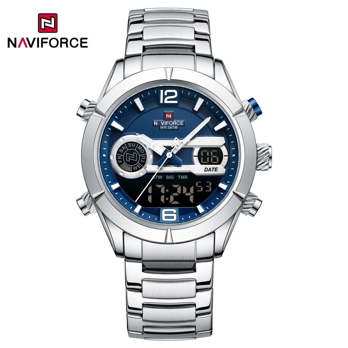 NF9232 Naviforce reloj para caballero pulsera de metal