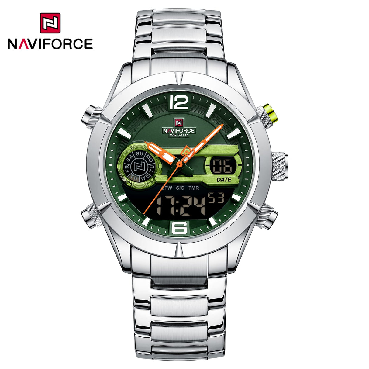 NF9232 Naviforce reloj para caballero pulsera de metal