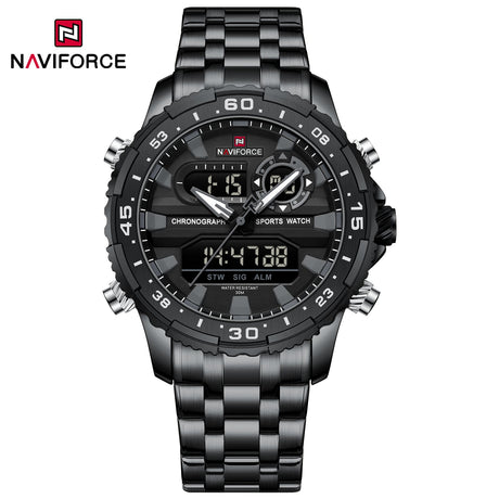 NF9234 Naviforce Reloj para caballero pulsera de acero inoxidable