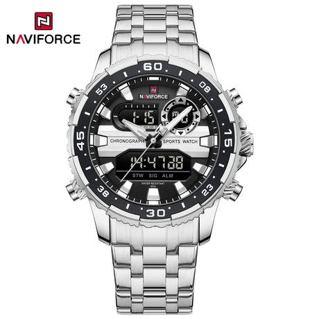 NF9234 Naviforce Reloj para caballero pulsera de acero inoxidable