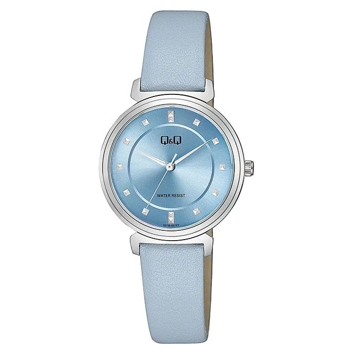 Q27B-007PY QQ Reloj para Dama Pulsera de Cuero Análogo