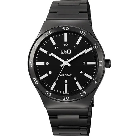 Q70B-007PY Reloj QQ para hombre con pulsera de acero