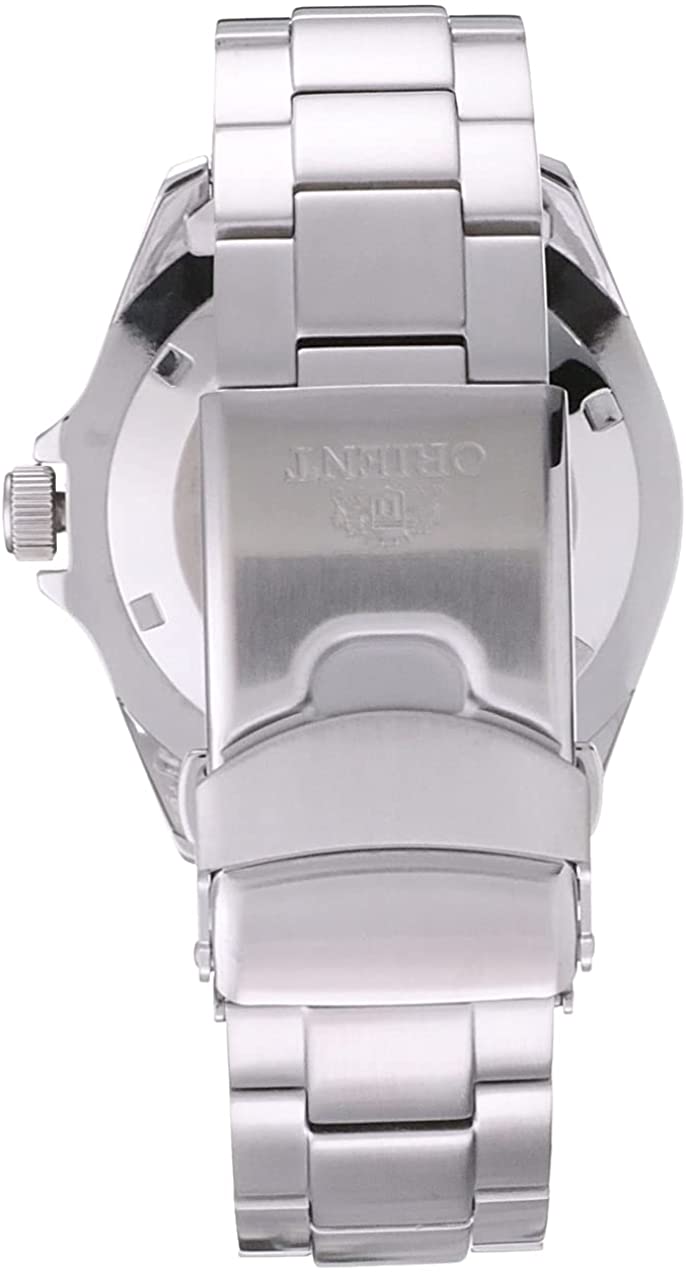 RA-AA0912B19B Orient Automático Kanno Bisel Pepsi Reloj De Caballero Correa de Acero Inoxidable