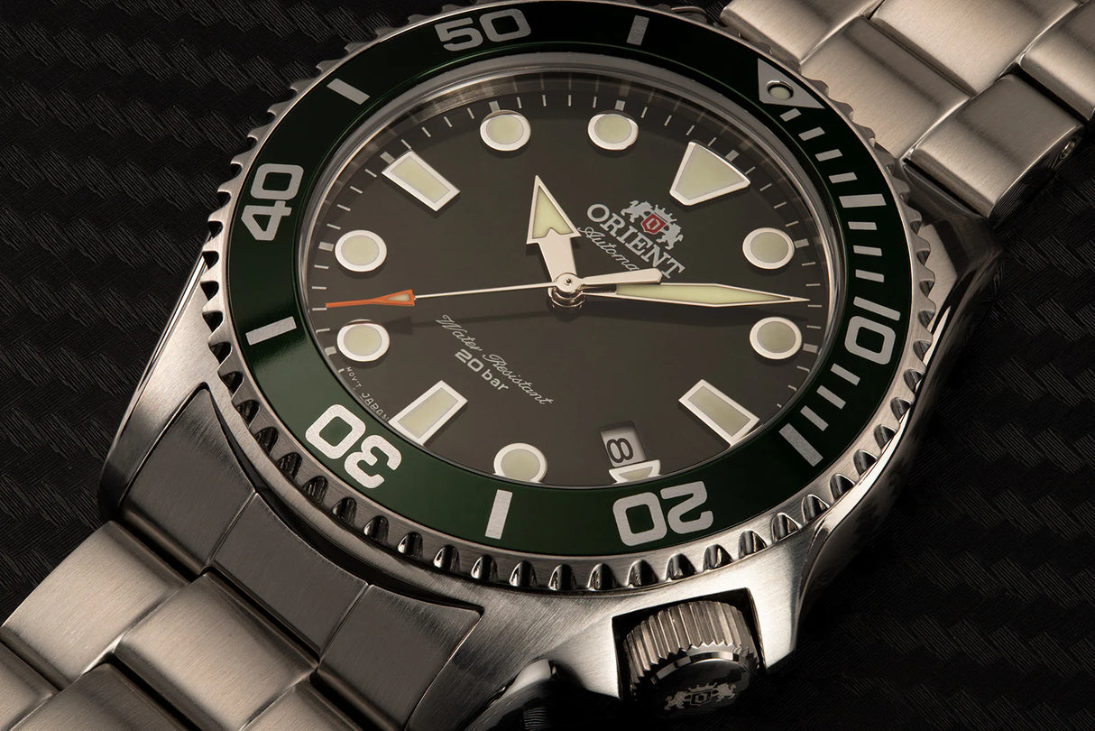 RA-AC0K02E Orient Sport de caballero pulsera de metal