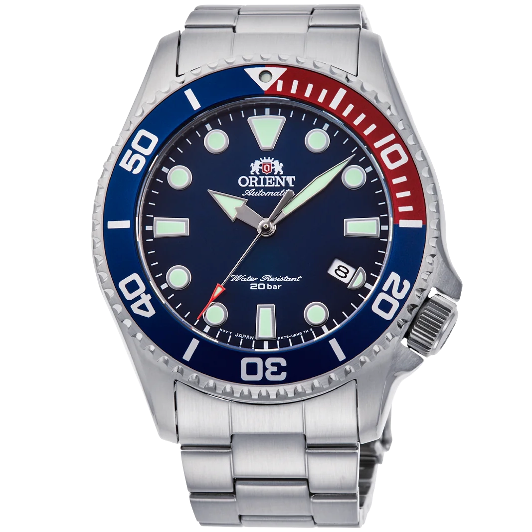 RA-AC0K03L Orient Triton de caballero pulsera de metal