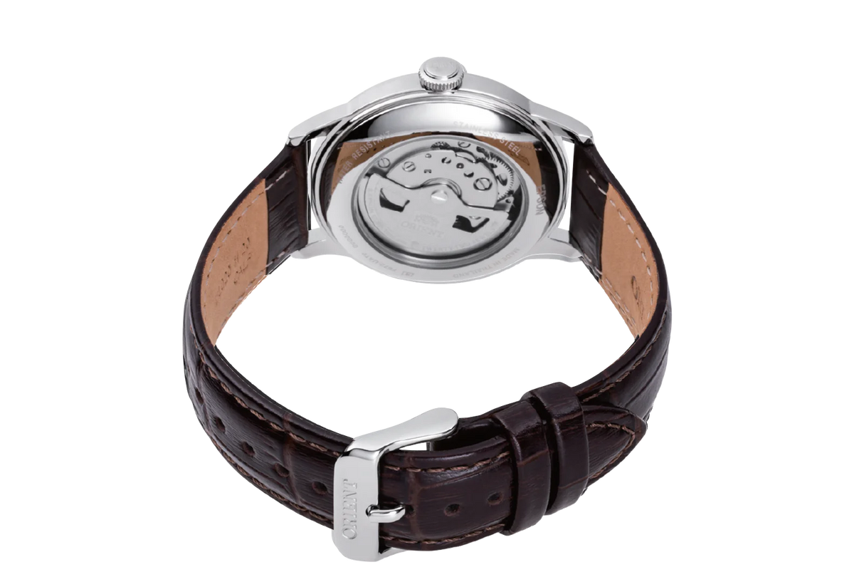 RA-AC0M04Y Orient Bambino de caballero pulsera de cuero
