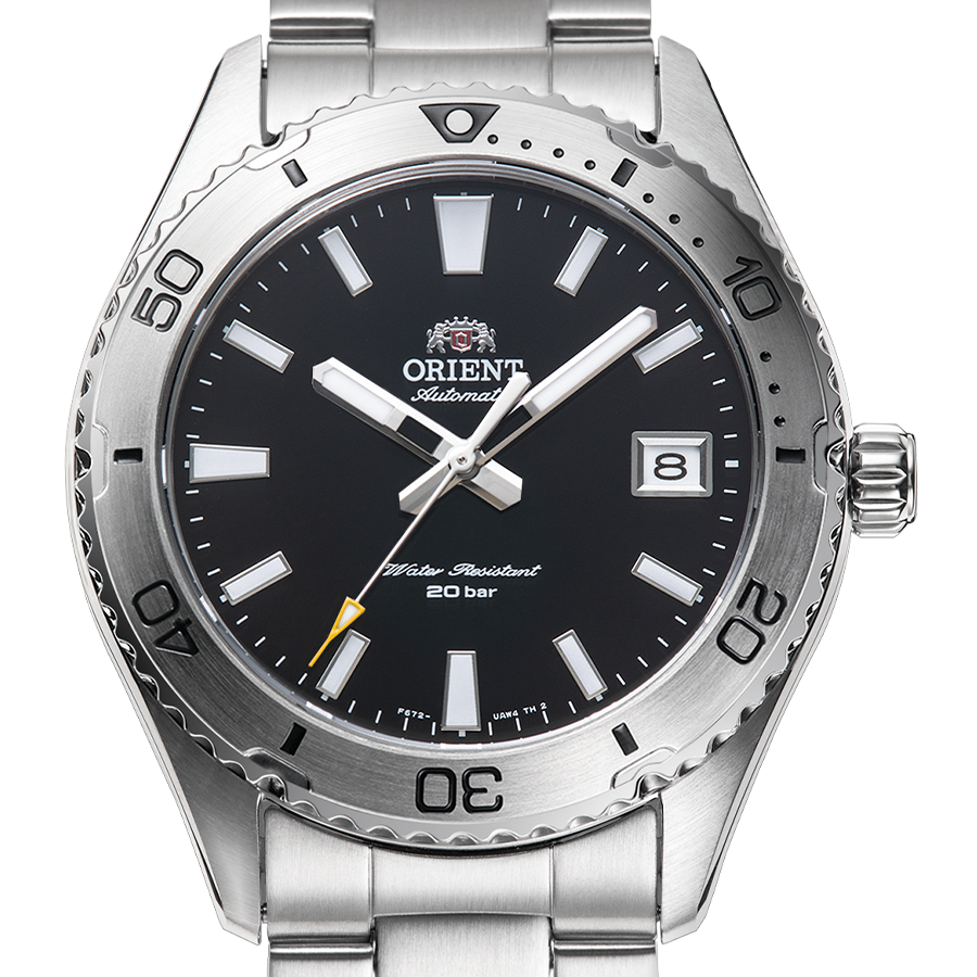 RA-AC0Q01B Orient Mako 40 de caballero pulsera de metal