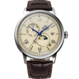 RA-AK0803Y Orient Bambino de caballero pulsera de cuero