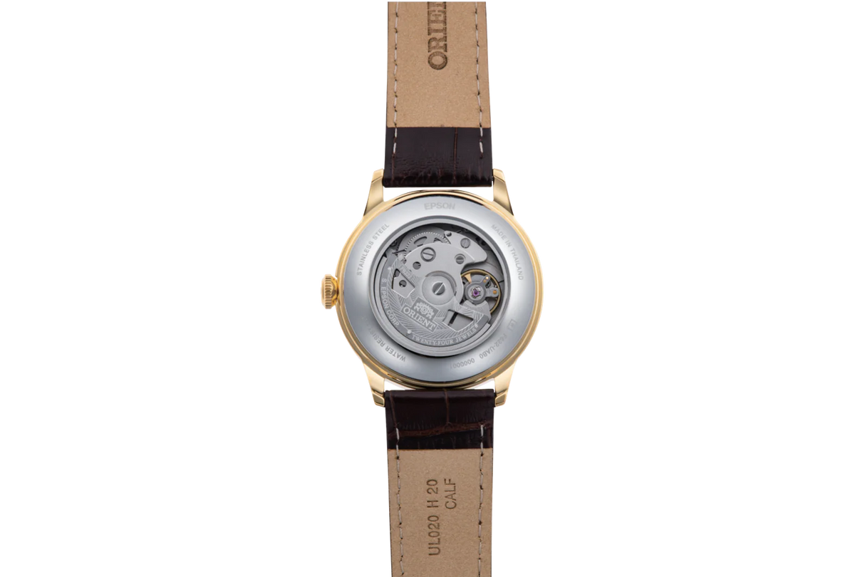 RA-AP0106S Orient Bambino de caballero pulsera de cuero
