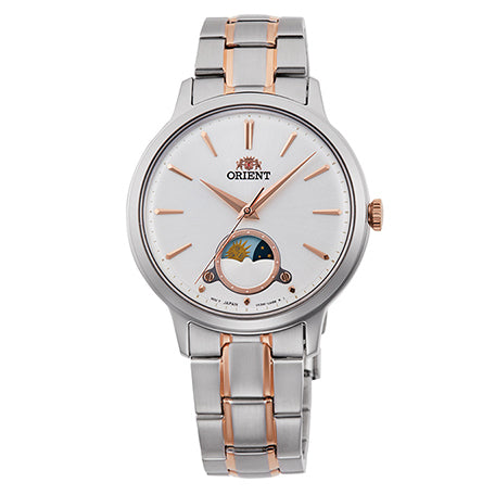 RA-KB0001S Reloj Orient Sun And moon de dama pulsera de metal