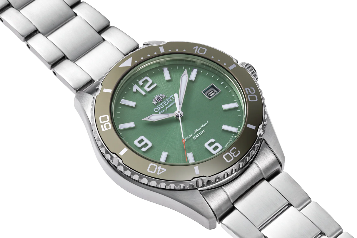 RA-WJ0001E Orient de hombre correa de metal