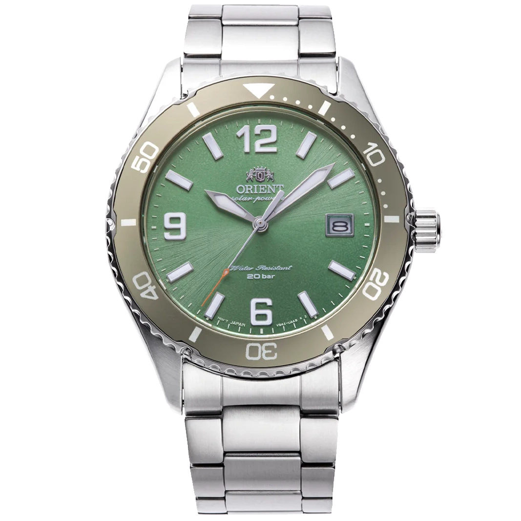 RA-WJ0001E Orient de hombre correa de metal
