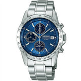 SBTQ071 Reloj Seiko para Caballero con Esfera Azul y pulsera de acero inoxidable