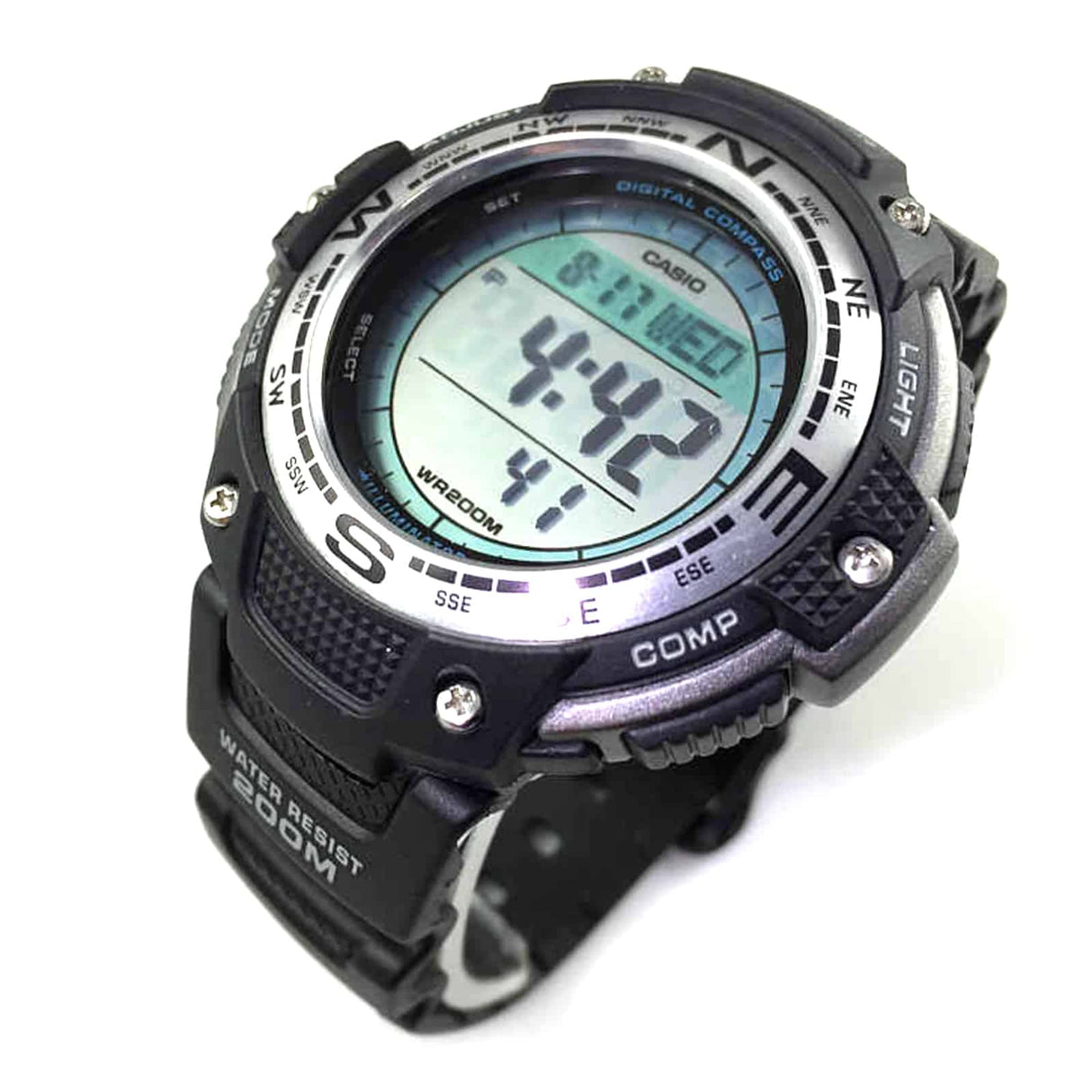 SGW-100-1VCF Reloj Casio para Hombre, Twin Sensor Illuminator