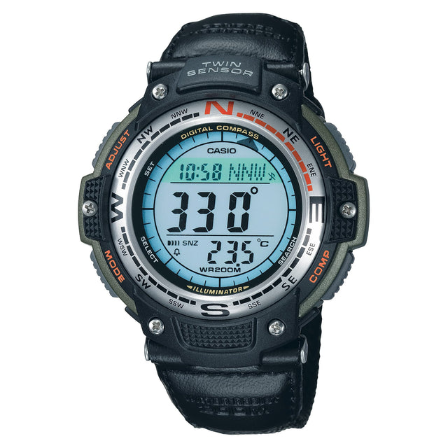 SGW-100B-3VCF Casio Reloj para Hombre, Twin Sensor Illuminator