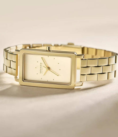 SKW3098 Reloj Skagen para mujer pulsera de acero inoxidable cuadrado