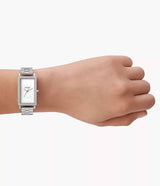 SKW3130 Reloj Skagen para dama pulsera de acero inoxidable cuadrado