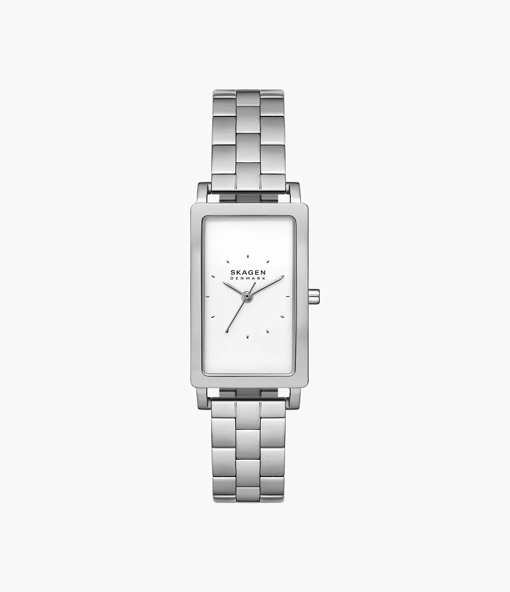 SKW3130 Reloj Skagen para dama pulsera de acero inoxidable cuadrado