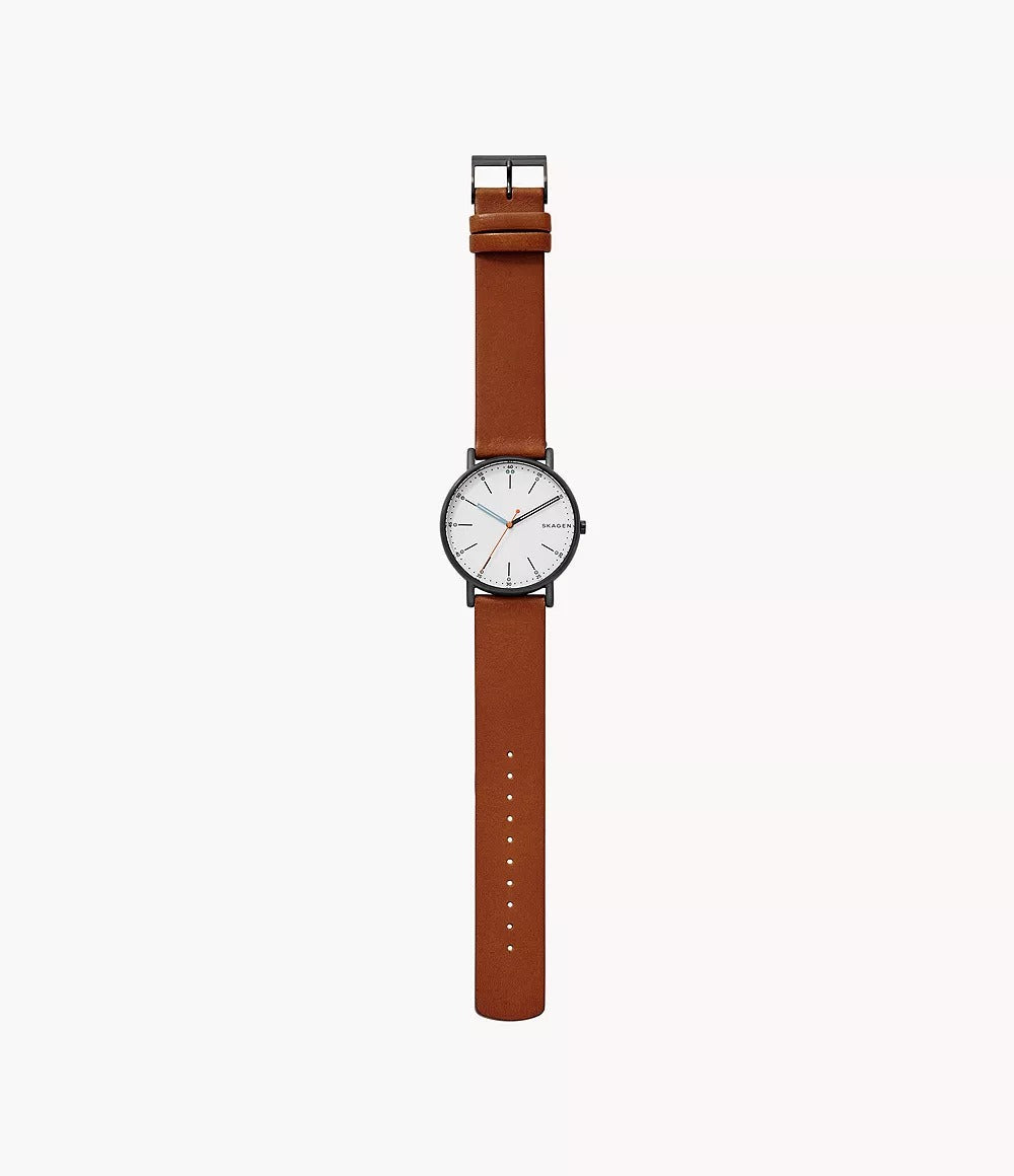 SKW6374 Reloj Skagen para hombre banda de cuero