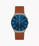 SKW6854 Skagen Reloj para caballero pulsera de piel