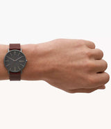 SKW6860 Reloj Skagen para hombre pulsera de cuero