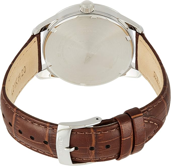 SNE529P1 Reloj Seiko Solar de hombre pulsera de cuero