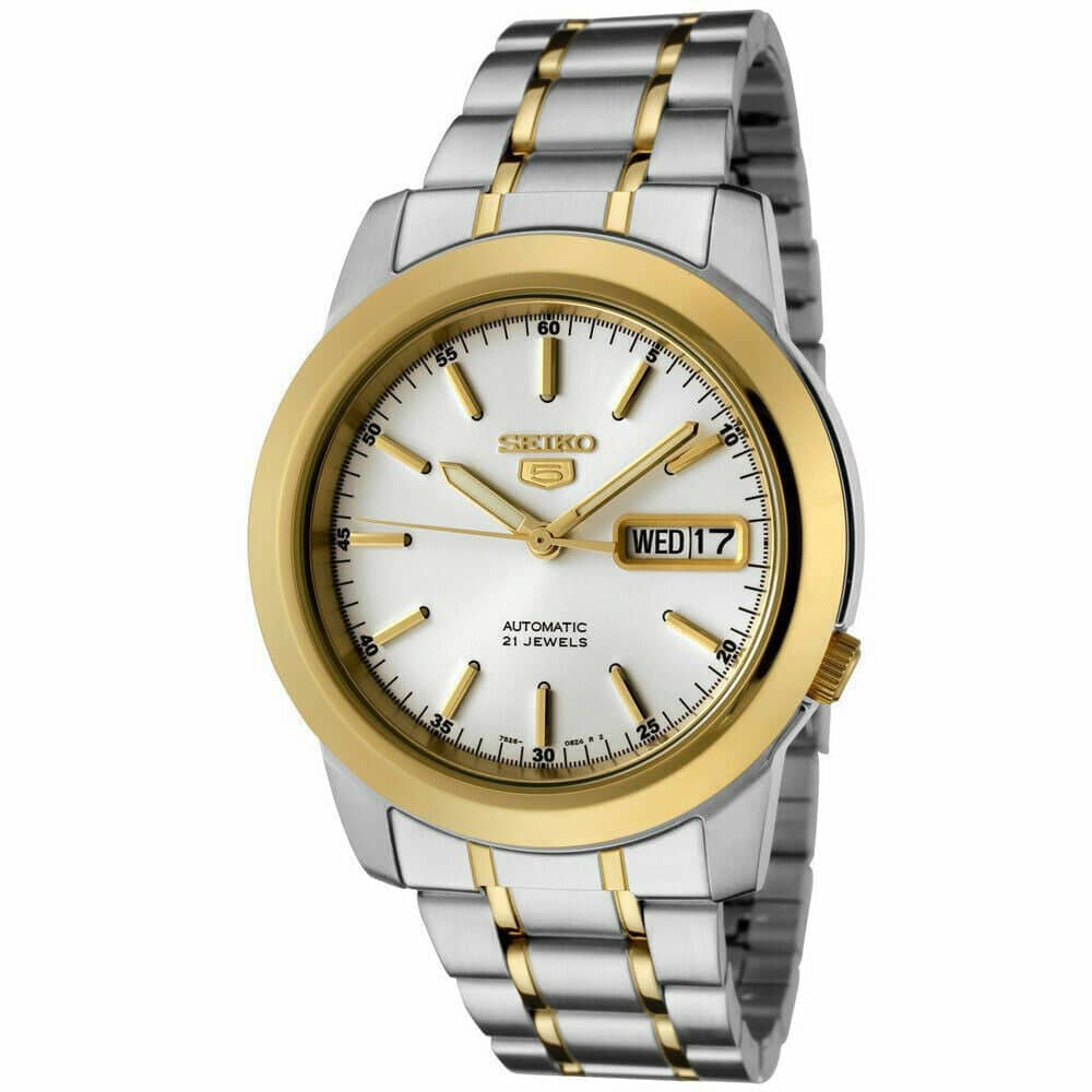 SNKE54K1 Reloj Seiko 5 para Hombre Análogo con Correa de Metal