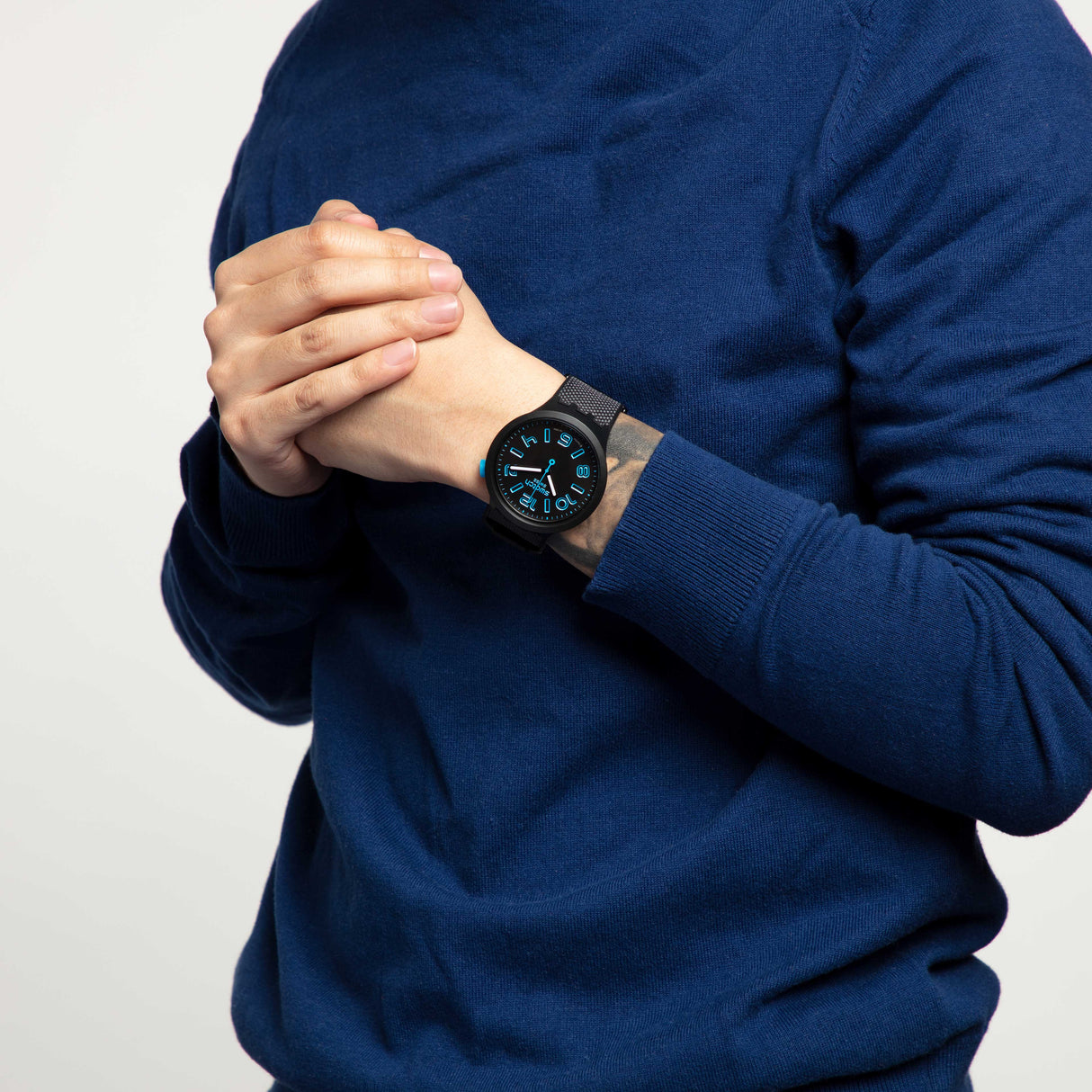 SO27B118 Swatch Big Bold de hombre pulsera de resina