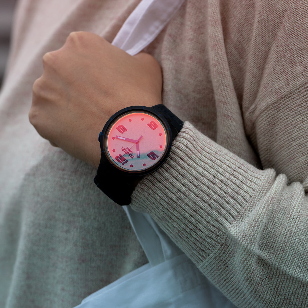 SO27B121 Swatch Big Bold de hombre pulsera de resina
