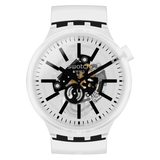 SO27E101 Reloj Swatch Blackinjelly de hombre pulsera de caucho