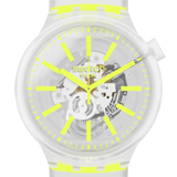 SO27E103 Reloj Swatch Yellowinjelly de caballero banda de caucho