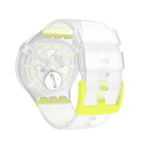 SO27E103 Reloj Swatch Yellowinjelly de caballero banda de caucho