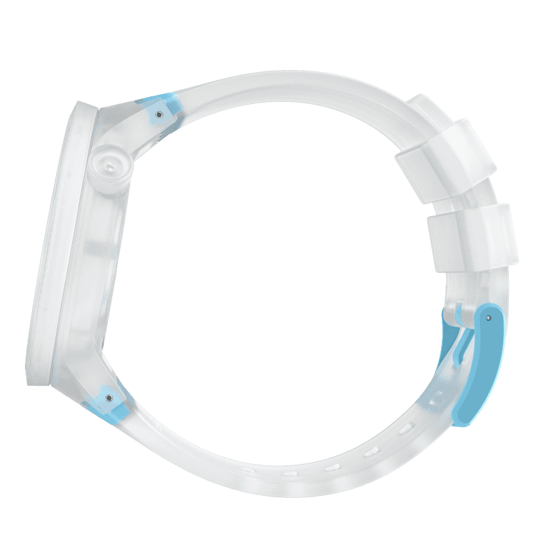 SO27E105 Reloj Swatch Big Bold BlueInJelly unisex correa de caucho