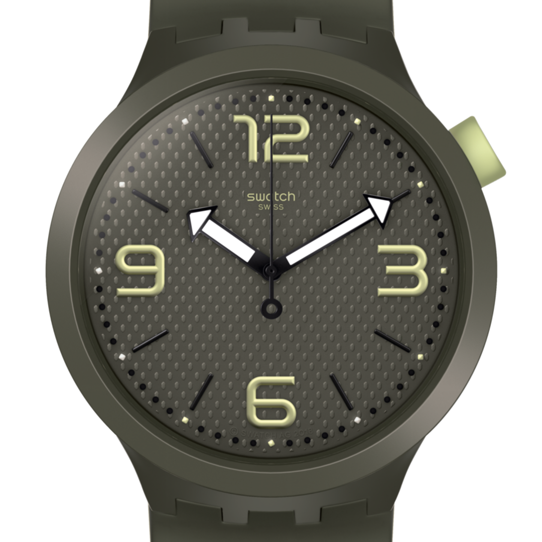 SO27M102 Reloj Swatch BBBlanco unisex correa de silicona