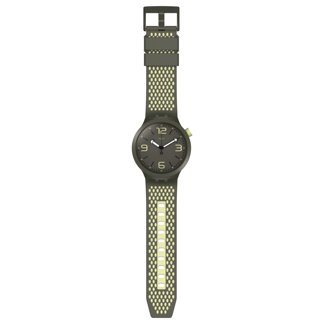 SO27M102 Reloj Swatch BBBlanco unisex correa de silicona