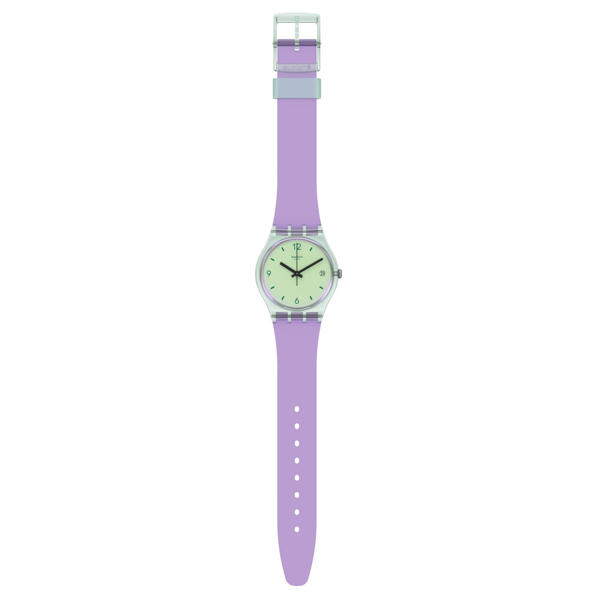 SO28G401 Swatch Mystic Sunrise Reloj Unisex Correa de Goma