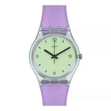 SO28G401 Swatch Mystic Sunrise Reloj Unisex Correa de Goma