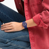 SO28N703 Reloj Swatch Blue to Basic Unisex correa de resina