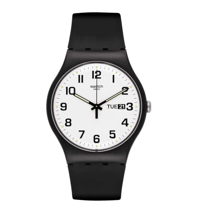 SO29B703 Reloj Swatch Análogo Unisex con Correa de Resina